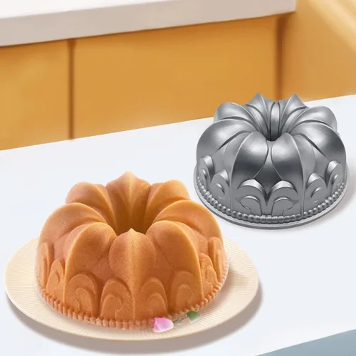 Miniatura 6 de Molde de aluminio para tartas, molde antiadherente para tartas Charlotte, fácil de limpiar, molde para hornear pasteles para cumpleaños, Navidad