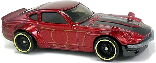 Miniatura 2 de Hot Wheels 2018 50 aniversario Nightburnerz Custom Datsun 240Z 140/365, granate