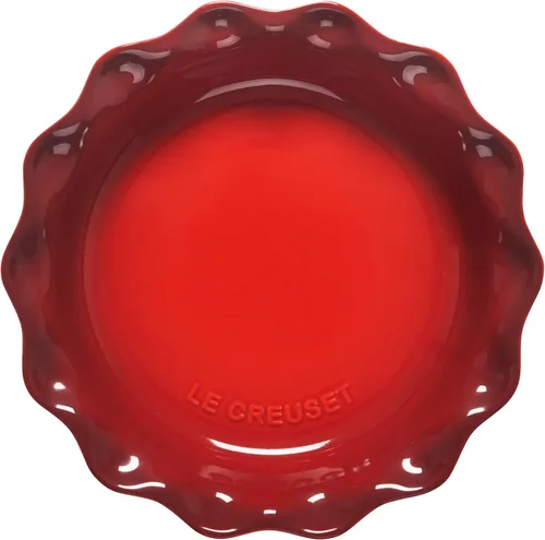 Miniatura 2 de Le Creuset - Molde para tartas Heritage de cerámica, 9 pulgadas, rojo cereza Cerise