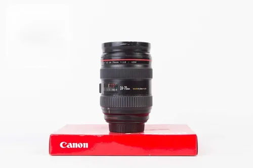 Canon EF lente de zoom estándar USM f/2.8L 24-70mm para cámaras Canon SLR (Renovado)