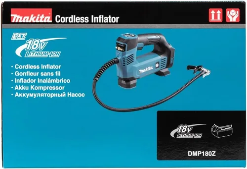 Miniatura 11 de Makita DMP180Z - Inflador LXT de iones de litio de 18 V, baterías y cargador no incluidos, azul/plata, M