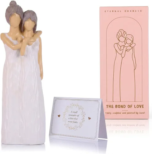 Miniatura 8 de LCCCK Figuras para madre e hija, regalos para mamá, figuras para abrazar a la madre e hija, regalos para novia, regalo sentimental significativo