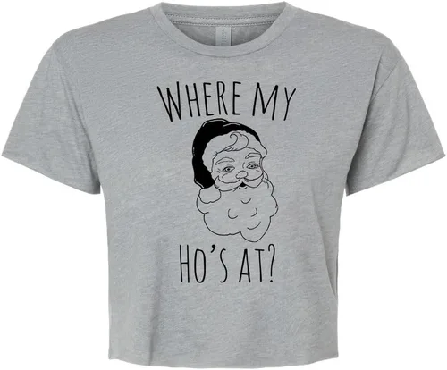 Miniatura 15 de Women's Screen Printed Crop Tee, Shirts With Sayings
