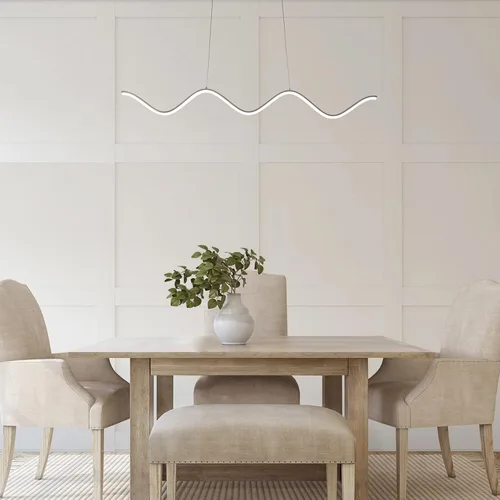 Miniatura 6 de WAC Lighting dweLED, Morae - Colgante lineal LED de 44 pulgadas, 3000 K en níquel cepillado cepillado níquel