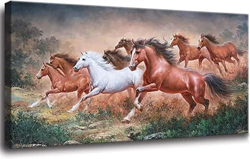 Miniatura 5 de Yxbhhym Lienzo de paisaje para pared, pintura de cascada, impresiones de árboles y bosques, paisajes de otoño, imagen artística para sala de estar