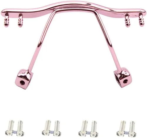 Miniatura 6 de Gafas sin montura doradas, puente de nariz, almohadillas para gafas, piezas de doble tapón de goma y accesorios de destornillador