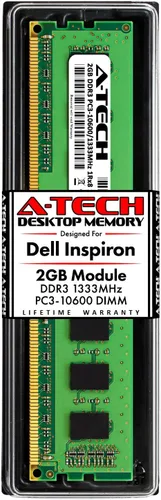 Miniatura 10 de A-Tech 8 GB (4 x 2 GB) RAM para Dell Inspiron 580, 580s DDR3 1333MHz DIMM PC3-10600 240-Pin Non-ECC UDIMM Kit de actualización de memoria