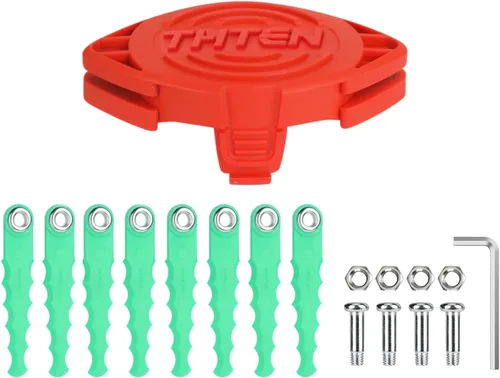 THTEN SF-080 - Juego de 18 cuchillas para recortar césped compatible con Black & Decker GH3000 LST540 GH3000R LST540B