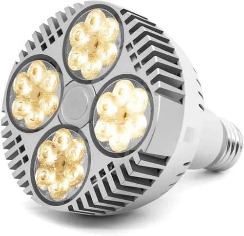 CANAGROW - Luz LED de cultivo de espectro completo de 35 W para plantas de interior, lámparas de cultivo para invernaderos hidropónicos, plantas de