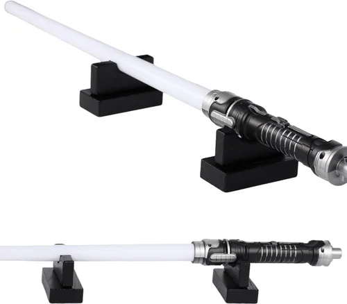 Miniatura 4 de Lightsaber Wooden Stand, Samurai Sword Stand, Anime Sword Rack Baseball Bat Stand Horizontal Wooden Display Stand Shop Display, Lightsaber