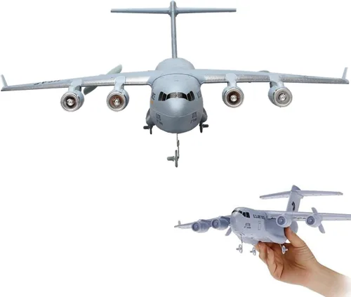 Miniatura 4 de Avión RC, avión de control remoto listo para volar, avión RC de 2 canales C17, avión de control remoto para niños, adultos, principiantes