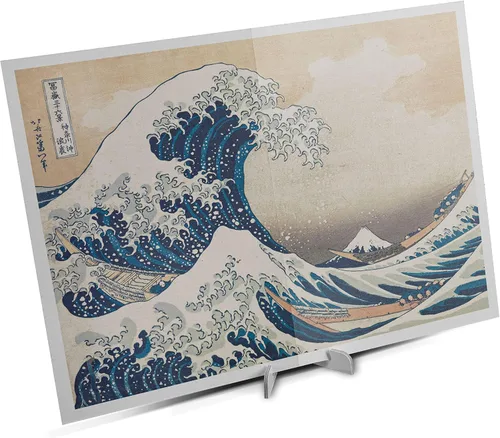 Miniatura 4 de Clementoni Hokusai Puzzle The Great Wave Adult 1000 piezas Juego de mesa Impresión japonesa Ukiyo-e 27.6 x 19.7 in Arte para ensamblar