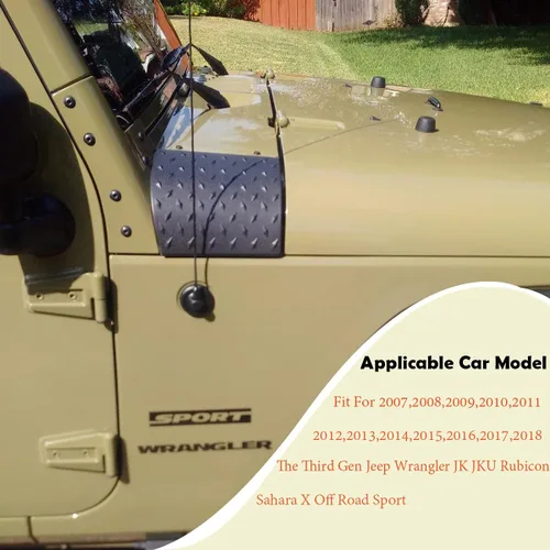 Miniatura 2 de Bentolin Cowl Body Armor - Cubierta exterior con recubrimiento en polvo, compatible con Jeep Wrangler JK Rubicon Sahara X Off Road Sport Unlimited