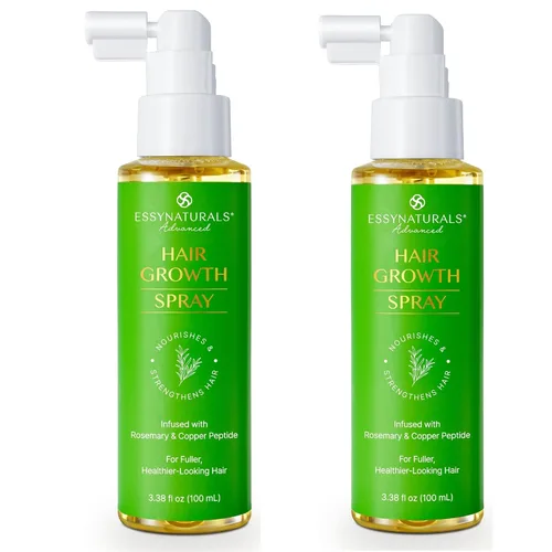 Miniatura 10 de Spray para el crecimiento del cabello con péptido de cobre: infundido con cafeína, romero y una rica mezcla de extractos vegetales nutritivos