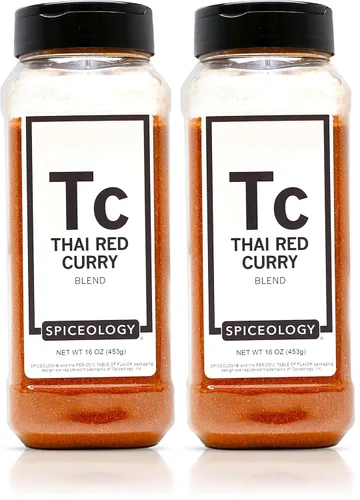 Miniatura 4 de Spiceology - Condimento en polvo de curry rojo tailandés - Especias tailandesas - 16 oz