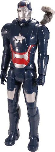 Hasbro Marvel Iron Man 3 Titan Hero Series Avengers Initiative Movie Series Iron Patriot Figura de acción, 12 pulgadas