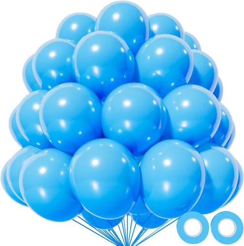 Miniatura 55 de 200 globos de 5 pulgadas, colores surtidos, pequeños globos de látex arcoíris para fiesta, cumpleaños, baby shower, aniversario, festival