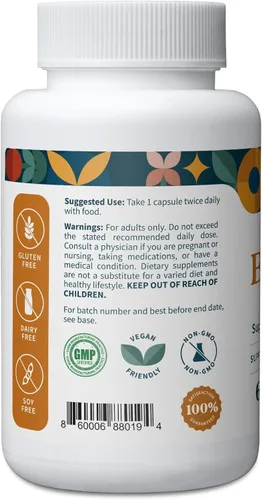 Miniatura 2 de Pattern Wellness Suplemento de berberina con canela de Ceilán orgánica - Soporte antioxidante y metabólico - Bienestar de todo el cuerpo - Sin OMG
