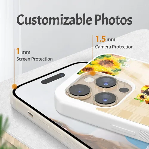 Miniatura 3 de Lindas fundas de teléfono con diseño de girasol para mujeres y niñas, para iPhone 11, 12, 13, 14, 15, 16 Pro Max Plus Mini, para Samsung Galaxy S21