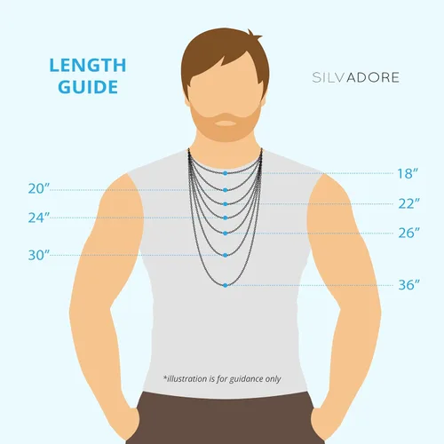Miniatura 5 de Silvadore 9mm Miami CUBAN Link Chain for Men Necklace - NON-TARNISH & FADE-PROOF Real Silver Stainless Steel - Boys Mens Christmas Gifts - Thick Big