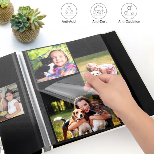 Miniatura 3 de Zesthouse - Álbum de fotos autoadhesivo con 60 páginas, álbumes de manualidades magnéticos con páginas adhesivas, álbum de fotos que contiene 8x10