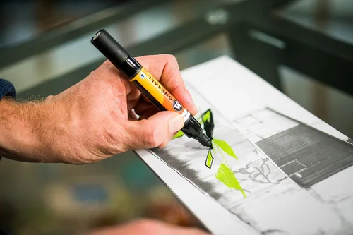 Miniatura 2 de Molotow ONE4ALL - Marcador acrílico de doble bomba, puntas de 0.059 in y 0.157 in, luz Amazonas, 1 cada uno (227.423)
