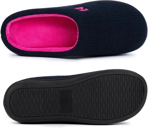 Miniatura 2 de RockDove Pantuflas originales de espuma viscoelástica bicolor para mujer, 5-12