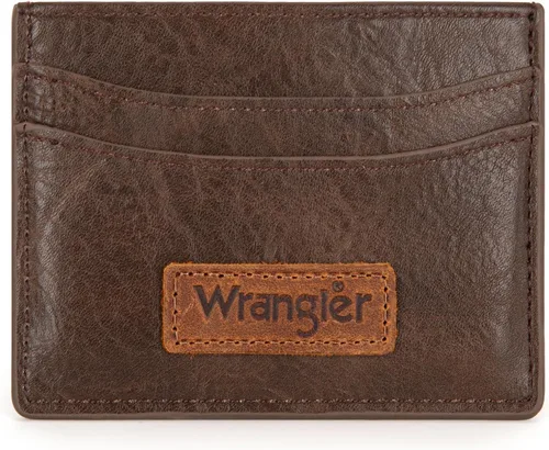 Miniatura 13 de Montana West X Wrangler - Tarjetero para mujer, con bloqueo RFID, llavero con ventana de identificación y bolsillo con cremallera para monedas