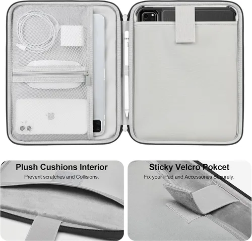 Miniatura 3 de Lacdo Funda de transporte para tablet iPad A16 de 11 pulgadas, iPad Air M4 M3 M2 de 11 pulgadas, iPad Pro M5 M4, iPad de 10.9 pulgadas, iPad de 10.2