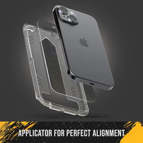 Miniatura 6 de ENCASED Funda de privacidad, diseñada para iPhone 15 (2023), funda transparente delgada con protector de pantalla antiespía, vidrio templado 9H