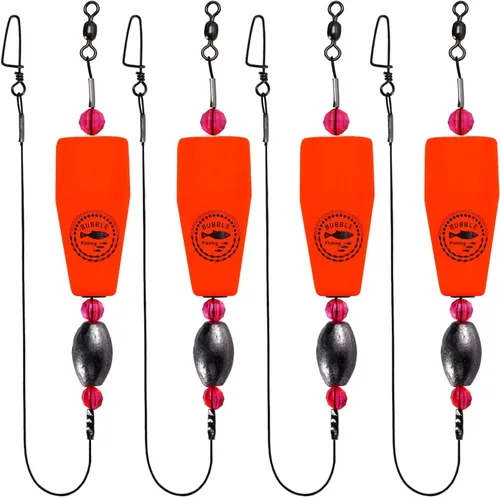 Miniatura 13 de Flotadores de Pesca Aparejos Corchos Saltarines para Agua Salada Sonajero con Peso Bobbers Aparejos de Pesca