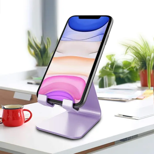 Miniatura 3 de CreaDream Soporte para teléfono celular, cuna, soporte, soporte de escritorio de aluminio compatible con Switch, todos los teléfonos inteligentes