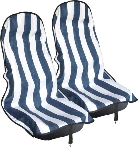 Miniatura 54 de Funda protectora de asiento de automóvil, para asientos delanteros, para entrenamiento de gimnasio, correr, nadar, playa y senderismo, impermeable