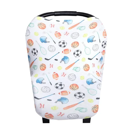 Miniatura 129 de Copper Pearl Funda multiusos: fundas de asiento de automóvil, funda de lactancia y cubierta de cochecito para el sol, tela elástica, uso para todas