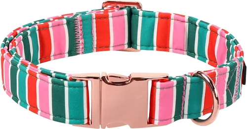 Miniatura 7 de Collar para perro Lionet Paws, cómodo y ajustable, collar lindo con hebilla de metal para perros machos y hembras, patrón de pelota de tenis, Tennis