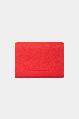Miniatura 76 de grande Estuches para tarjetas 3639, Naranja, Tarjetero de cuero con cierre magnético, cartera pequeña de acordeón para mujer