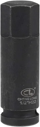 Miniatura 10 de uxcell Broca hexagonal de impacto de 1/2 pulgada x H8 (0.315 in), métrica de 3 pulgadas de longitud, uso de acero CR-MO con destornilladores