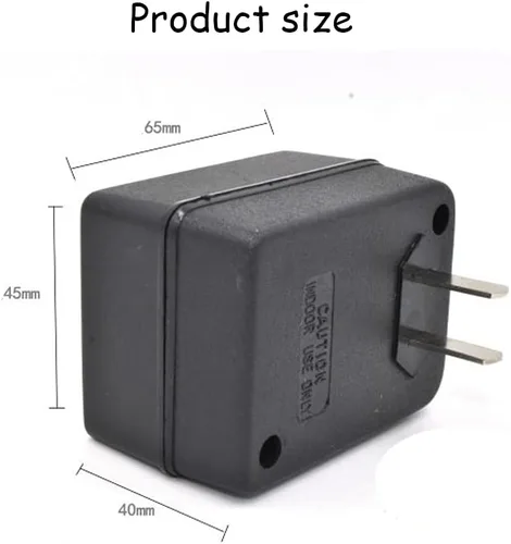 Miniatura 5 de Acxico 1 unids 110 V a 220 V convertidor de corriente adaptador transformador de voltaje adaptador 50 W PC material SC-21C