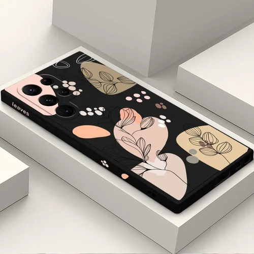 Miniatura 31 de LEECG para Samsung Galaxy S22 Plus, funda de silicona suave con diseños de flores de moda, protector contra caídas y antihuellas para Samsung S22