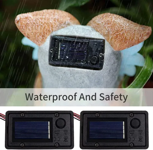 Miniatura 7 de Caja de batería, luz de linterna solar, piezas de repuesto para faroles colgantes al aire libre, contenedor, lámpara solar para el hogar, lámpara