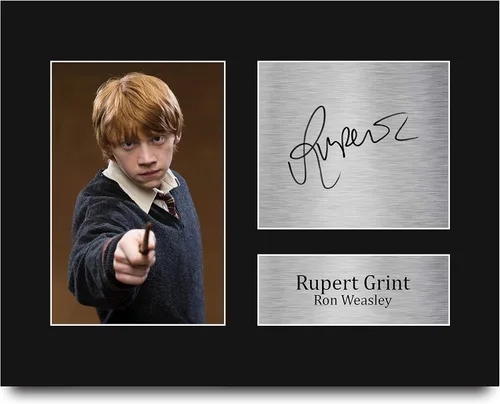 HWC Trading Rupert Grint Gift USL - Autógrafo impreso firmado por Ron Weasley Harry Potter Gifts Print Photo Picture Display - Tamaño carta de EE. UU