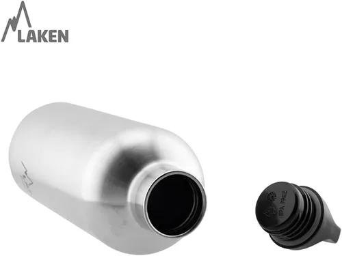 Miniatura 2 de Laken Thermo Futura - Botella de agua de acero inoxidable aislada al vacío, boca estrecha, 12-25 onzas