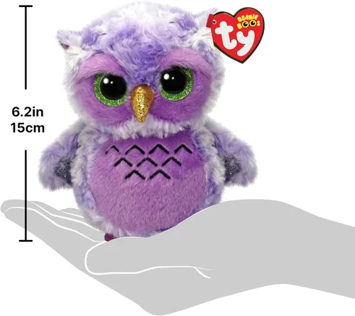 Miniatura 3 de Ty Beanie Boos OWLIVIA The Owl (tamaño regular - 6 pulgadas)