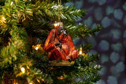 Miniatura 3 de Party Rock Ornamento de cristal de orangután Colección Animal