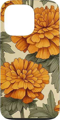 Miniatura 10 de Funda para iPhone 14 Pro Max Watercolor Marigold Flower