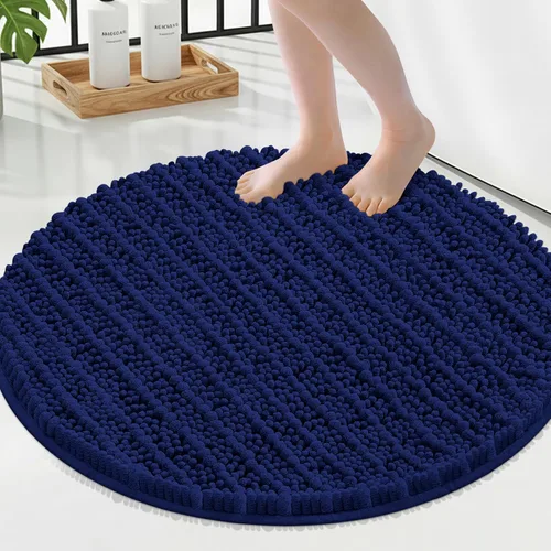 Miniatura 318 de Smiry Alfombras de Baño 24x16 pulgadas, Alfombras de Baño de Chenilla Extra Suaves y Absorbentes, Respaldo de Goma Antideslizante, Lavable a Máquina