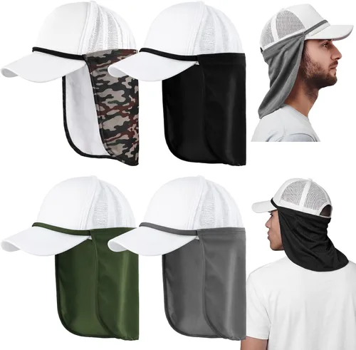 Miniatura 12 de Tatuo Polaina unisex para el cuello, protección solar, protección solar, multifuncional, 2 en 1, cubierta facial para deportes al aire libre, pesca