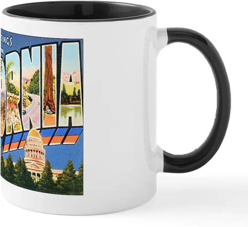 Miniatura 108 de CafePress Taza de café de cerámica de 11 oz (11.0 fl oz) de San Francisco Blanco - Taza San Francisco