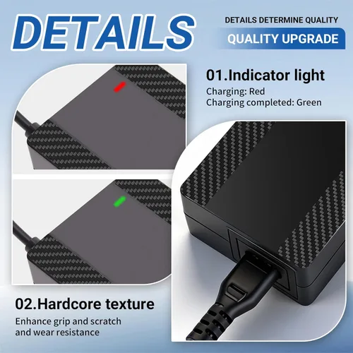 Miniatura 5 de Cargador de scooter eléctrico de 29.4V 2A para batería de litio de 24 V, cargador inteligente 5 en 1 compatible con Gotrax, Jetson, Razor, Swagtron