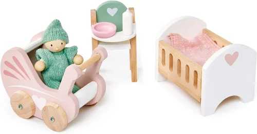 Miniatura 6 de Tender Leaf Toys - Accesorios para casa de muñecas Dovetail - Conjuntos de muebles de madera detallados y decoración de habitaciones - Fomenta